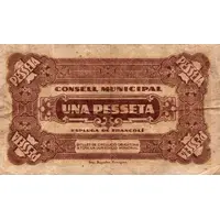 1 Peseta Espluga de Francolí