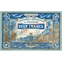 2 Francs - Chambre de Commerce de Fécamp 76