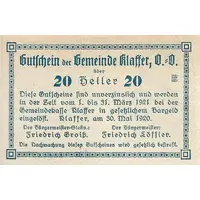 20 Heller Klaffer