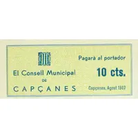 10 Céntimos Capçanes