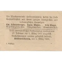 20 Heller Heidenreichstein