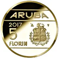 5 Florins - Willem-Alexander Aruban Red Cross