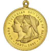 Medalet - Victoria Diamond Jubilee, Newtown