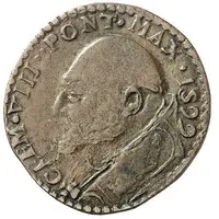 1 Quattrino - Clement VIII Pietro Aldobrandini legate