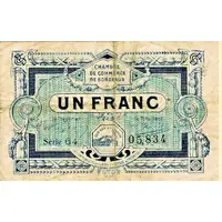 1 Franc - Chambre de Commerce de Bordeaux 33
