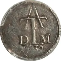 1 Tanga - Filipe III Goa mint, A M