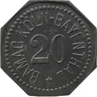 20 Pfennig - Köln-Bayenthal Bamag