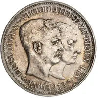 3 Mark - Ernest August Wedding - Pattern