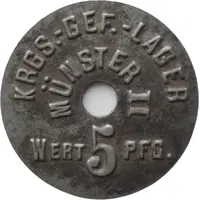 5 Pfennig - Münster Kriegsgefangenenlager Münster II