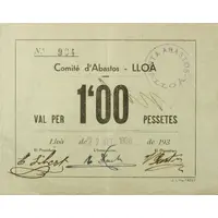 1 Peseta Lloà