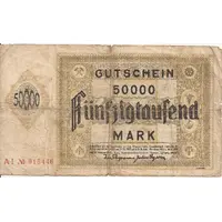 50 000 Mark August-Thyssen-Hütte