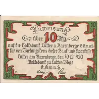 10 Pfennig Volksbank