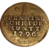 1 Pfennig - Frederick Charles August