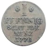 1 Pfennig - Emmerick Joseph of Breidbach of Bürresheim