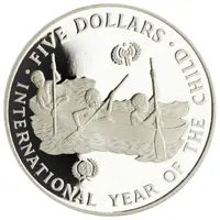 5 Dollars - Elizabeth II IYC