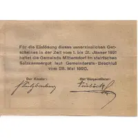 20 Heller Mitterndorf