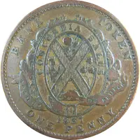 1 Penny / 2 Sous Banque du Peuple