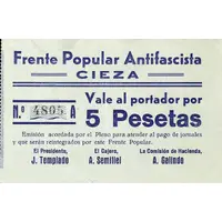 5 Pesetas Cieza