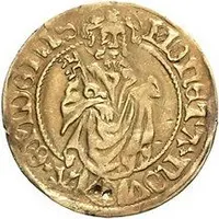 1 Goldgulden - Edzard †1441 and Ulrich Cirksena