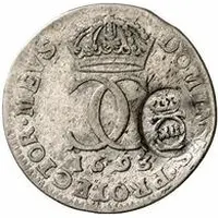 5 Öre - Carl XII Countermark