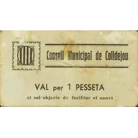 1 Peseta Colldejou