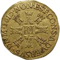 Double Gold Florin - Henri de la Tour d'Auvergne