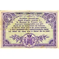 1 Franc - Chambre de Commerce de Cahors 46