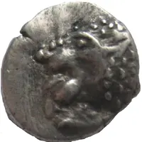 Obol - Hecatomnus Caria satrapy - 'Ἑκατόμνος'