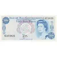 50 New Pence - Elizabeth II