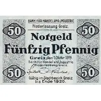 50 Pfennig Bank für Handel und Industrie
