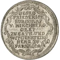 1/8 Thaler - George Frederick Death