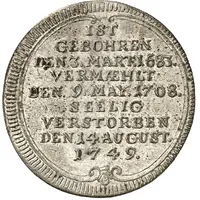 1/8 Thaler - George Frederick Death