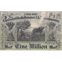 1 000 000 Mark Landwirtschaftskammer