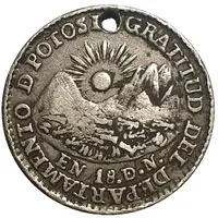 1 Sol - José Ballivián Battle of Ingavi - Monetary Medal