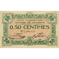 50 Centimes - Ville et Chambre de Commerce d'Abbeville [80]