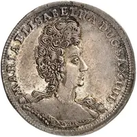 1⁄12 Thaler - Albert III Death of Marie Elisabeth