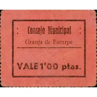 1 Peseta La Granja d'Escarp