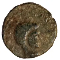 Follis - Constantius Gallus GLORIA EXERCITVS, Barbarous imitation