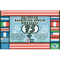 75 Pfennig Deutsche Amerika-Woche