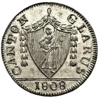 3 Schillings / 9 Rappen