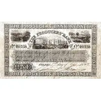 1 Pound - The Producers' Bank Sydney
