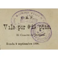 0.25 Pesetas Ronda