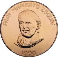4 000 000 Australes Catamarca Token Coinage, Fray Mamerto Esquiu