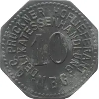 10 Pfennig - Nürnberg G.C. Prückner Hoflieferant