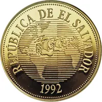 2500 Colones Discovery of America