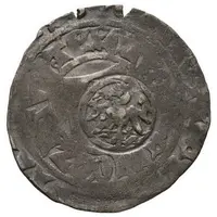 1 Prague Groschen Countermarked