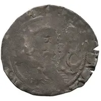 1 Prague Groschen Countermarked