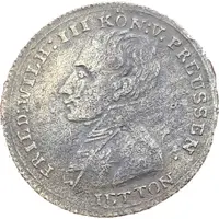 Rechenpfennig - Frederick William III Rein Ohne Schuld, Johann Jakob Lauer