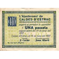 1 Peseta Caldes d'Estrac