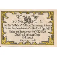 50 Pfennig Volksbank